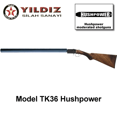 Yildiz TK36 Wood Hushpower Break Action 410 Single Barrel Shotgun 34" Barrel .