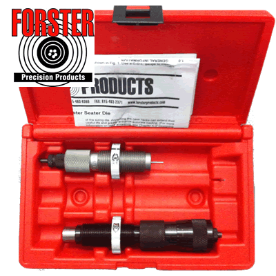 Forster - Die Set - Full Length Sizing & Ultra Micrometer Seater - 6mm BR Rem