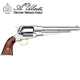 Uberti 1858 New Model Army Target Stainless Revolver .44 Black Powder Pistol 8" Barrel .