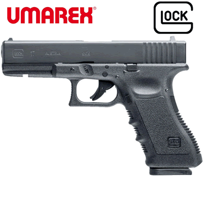 Umarex Glock 17 Dual Ammo Semi Auto .177 Air Pistol 4.5" Barrel 4000844649867