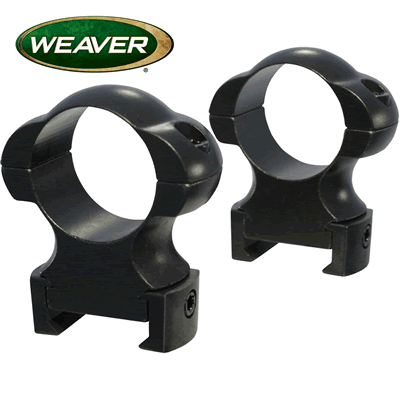 Weaver - Grand Slam Steel Top-Mount Windage Adjustable Weaver-Style Rings Extra High Matte
