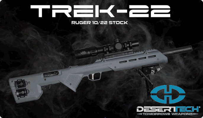 Desert Tech Trek-22 Ruger 10/22 Chassis System Now Available In The UK!
