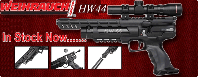 Weihrauch HW44 PCP Air Pistol, In Stock Now!