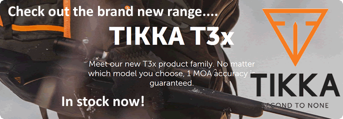 Tikka T3x Rifles Now In Stock