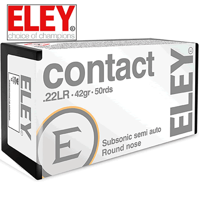 Eley - .22LR Contact 42gr Rifle Ammunition
