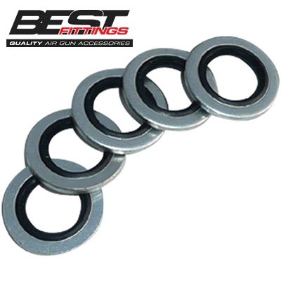 Best Fittings - 1/4" BSP Bonded Seal Washers (Pack of 5)