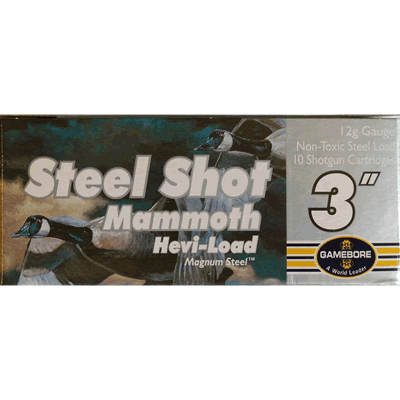Gamebore - Mammoth Magnum Steel - 12ga-4/36g - Plastic (Box of 10/100)