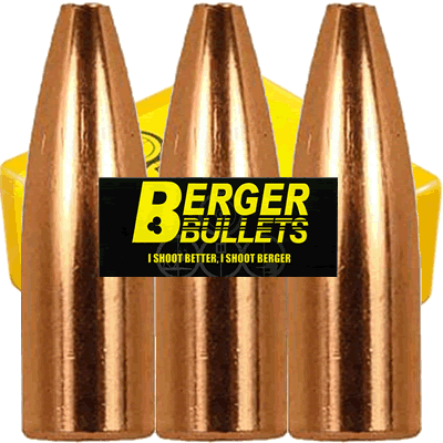 Berger - .22 Cal FB Varmint 52gr (Heads Only, Pack of 100)