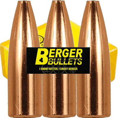 Berger - .22 Cal FB Varmint 55gr (Heads Only, Pack of 100)