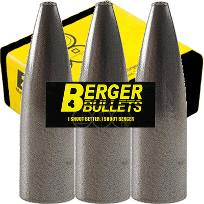 Berger - 6mm Match Target Moly 68gr (Heads Only, Pack of 100)