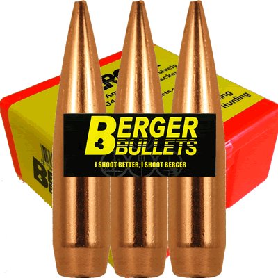 Berger - .25 Cal VLD Hunting 115gr (Heads Only, Pack of 100)