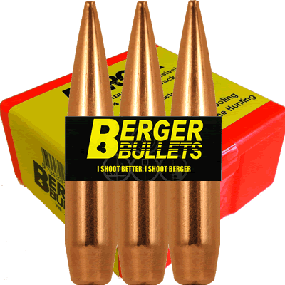 Berger - 6.5mm VLD Hunting 130gr (Heads Only, Pack of 100)