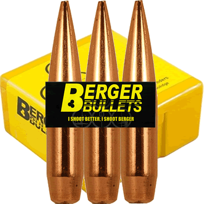 Berger - 7mm VLD Target 180gr (Heads Only, Pack of 100)