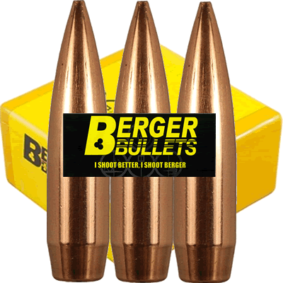 Berger - .30 Cal Juggernaut Target 185gr (Heads Only, Pack of 100)