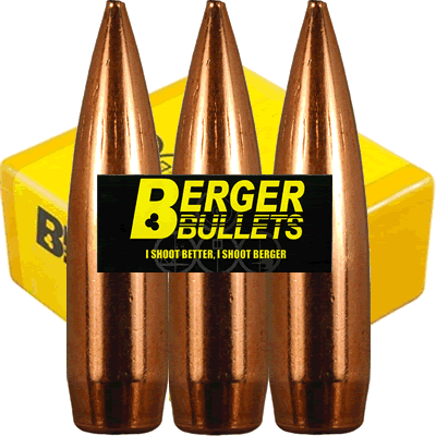 Berger - .30 Cal Long Range BT Target 175gr (Heads Only, Pack of 100)