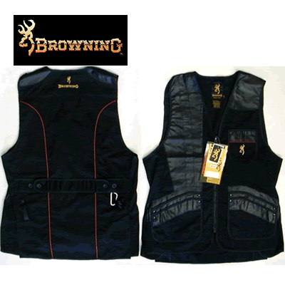 Browning - Masters Shooting Vest - Right Handed - Black (L)
