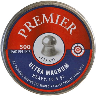Crosman - Ultra Magnum Domed Pellets  .177 (Tin of 500)