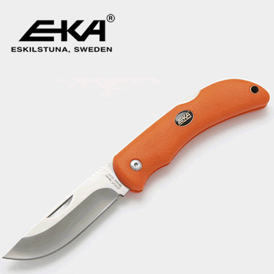 EKA - Swede 10 Orange with 10cm Locking Blade without Sheath