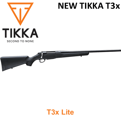 Tikka T3x Lite Bolt Action 6.5mmx55 Swedish Rifle 20" Barrel .
