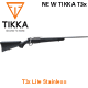 Tikka T3x Lite Stainless Bolt Action .222 Rem Rifle 20" Barrel 6438053076736