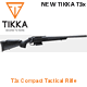 Tikka T3x Compact Tactical Rifle Bolt Action 6.5mm Creedmoor Rifle 20" Barrel .