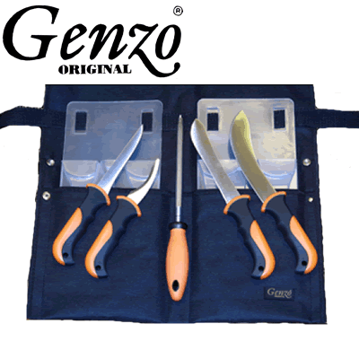 Genzo Original - Butcher Set Orange / Black