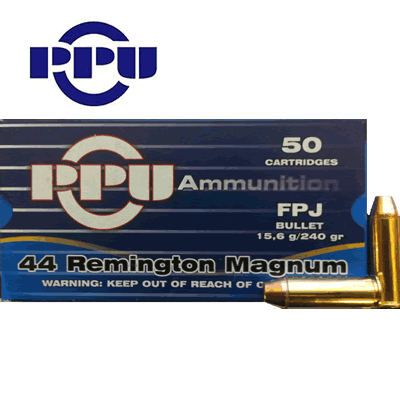 Prvi Partizan - .44 Rem Mag FPJ 240gr Handgun Ammunition