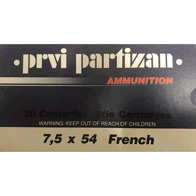 Prvi Partizan - 7.5mm x 54 French FMJ 139gr Rifle Ammunition