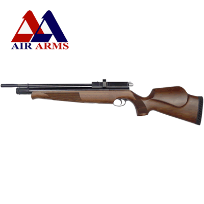 AirArms S410 Carbine Beech PCP .22 Air Rifle 16" Barrel S410C22SX12RBO