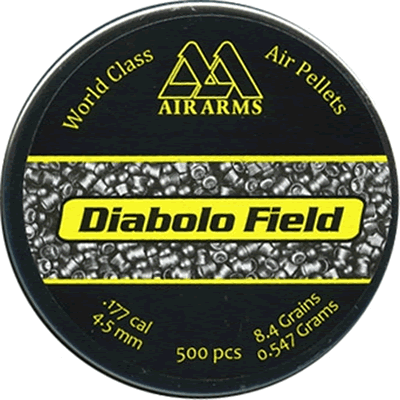 AirArms - Field Diabolo Pellets .177 4.51mm (Tin of 500)
