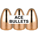 ACE Bullets - 9mm/356 123gr RN TL FMJ (Heads Only, Pack of 500)
