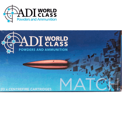ADI World Class - .243 Win 75gr V-Max Hornady Rifle Ammunition