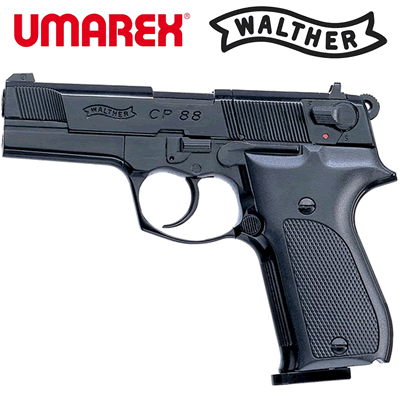 Umarex Walther CP88 3.5" Black Semi Auto .177 Air Pistol 3.5" Barrel 4000844312747