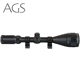 AGS - Saphire Rifle Scope 4-16x50AO with Red/Green Illuminated Mil Dot Reticle and Supplied with Match Mounts