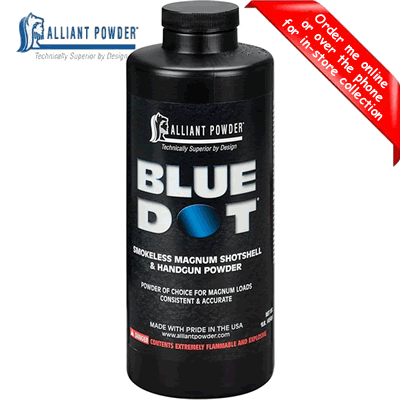Alliant Powder - Blue Dot Smokeless Magnum Shotshell and Handgun Powder 1lb Pot