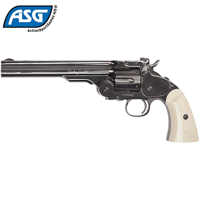 ASG Schofield Ivory Effect Co2 .177 BB Air Pistol 6" Barrel .