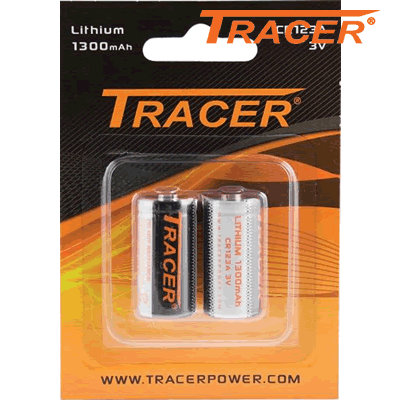 Tracer - CR123A - 3.0V 1300mAh Lithium Batteries
