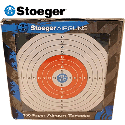 Stoeger - Paper Target Pack 14cm x 14cm (Pack of 100)