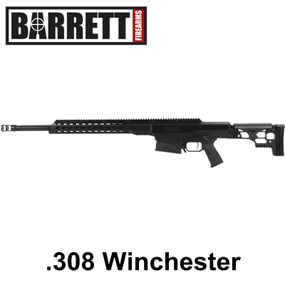 Barrett MRAD Bolt Action .308 Win Rifle 17" Barrel 816715012913