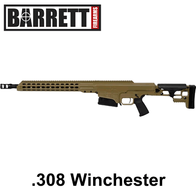 Barrett MRAD Bolt Action .308 Win Rifle 17" Barrel barr-14343
