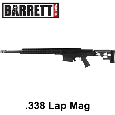 Barrett MRAD Bolt Action .338 Lap Mag Rifle 20" Barrel 816715013514