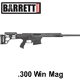 Barrett 98B Tactical Bolt Action .300 Win Mag Rifle 24" Barrel 816715013828