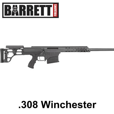 Barrett 98B Field Bolt Action .308 Win Rifle 18" Barrel 816715013927