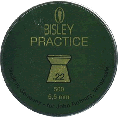 Bisley - Practice .22 Pellets (Tin of 400)