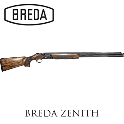 Breda Zenith Black Sporter Break Action 12ga Over & Under Shotgun 30" Barrel .