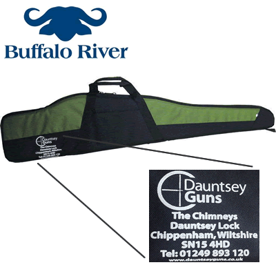 Buffalo River - Carry Pro Gun Bag Green & Black 48" for Scoped Rifle Includes Sling