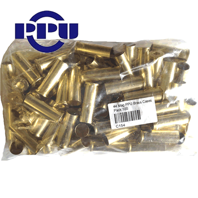Prvi Partizan - .44 Magnum Unprimed Brass Cases (Pack of 100)