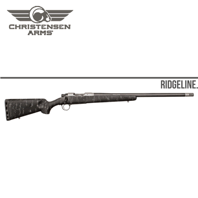 Christen Arms Ridgeline Black-Grey Bolt Action .243 Win Rifle 24" Barrel .