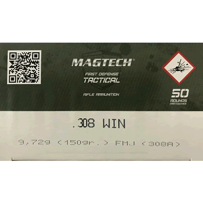 Magtech - .308 Win 150gr FMJ Rifle Ammunition