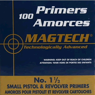 Magtech - No.1.5 Small Pistol Primers (Pack of 100)